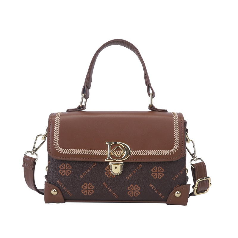 hot free shipping designer shoulder bags Fashionable Versatile Bag for woman brown vintage Thread Sequined packet