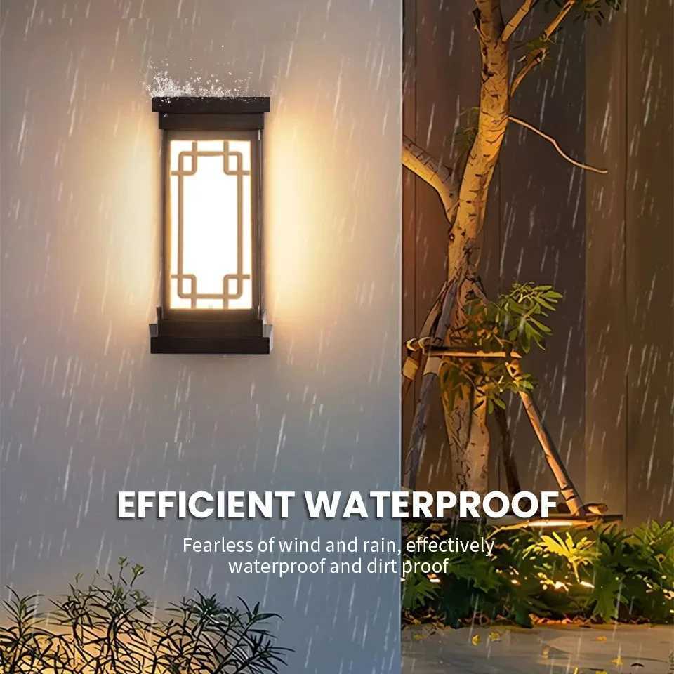 Motion Sensor LED Wall Light 16W IndoorOutdoor Waterproof IP66 Porch Wall Lamp Home Sconce Decoration LightingM251127