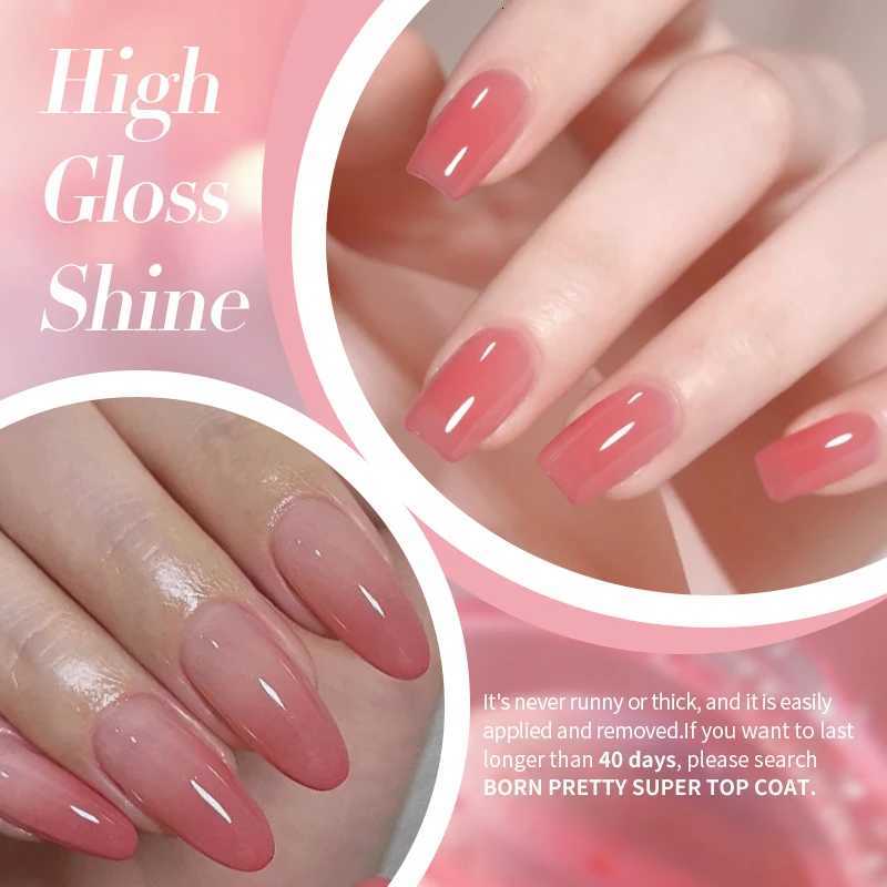 BORN PRETTY 10ml Pink Jelly Nude Gel Nail Polish Quick Extension Gel Long Lasting Construction Gel Varnish Nail Art ManicureT251127