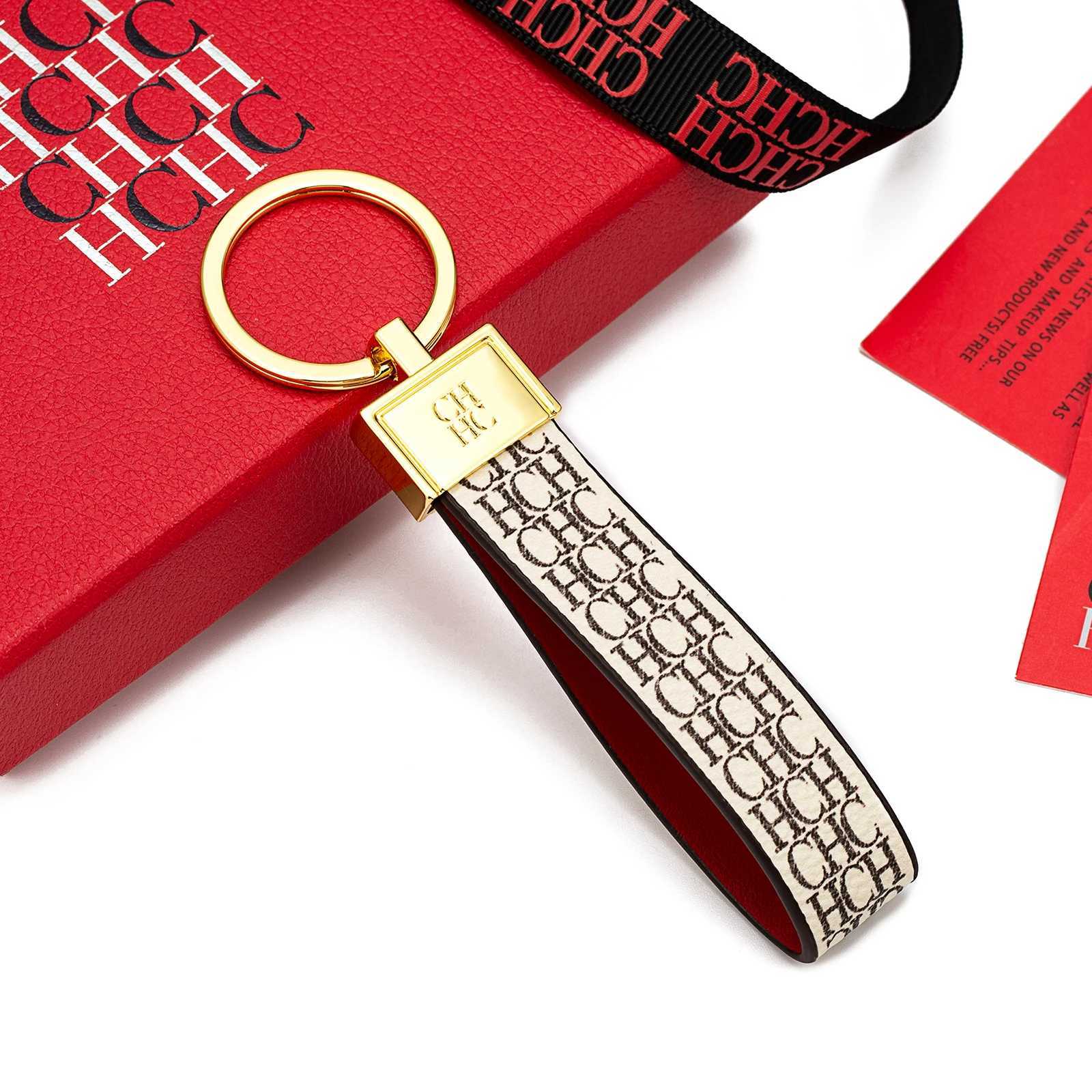 CHILN HENA New Fashion Peripheral Item Golden Leather Keychain with Multi - Element Design Pendant Christmas Gift K006T251127