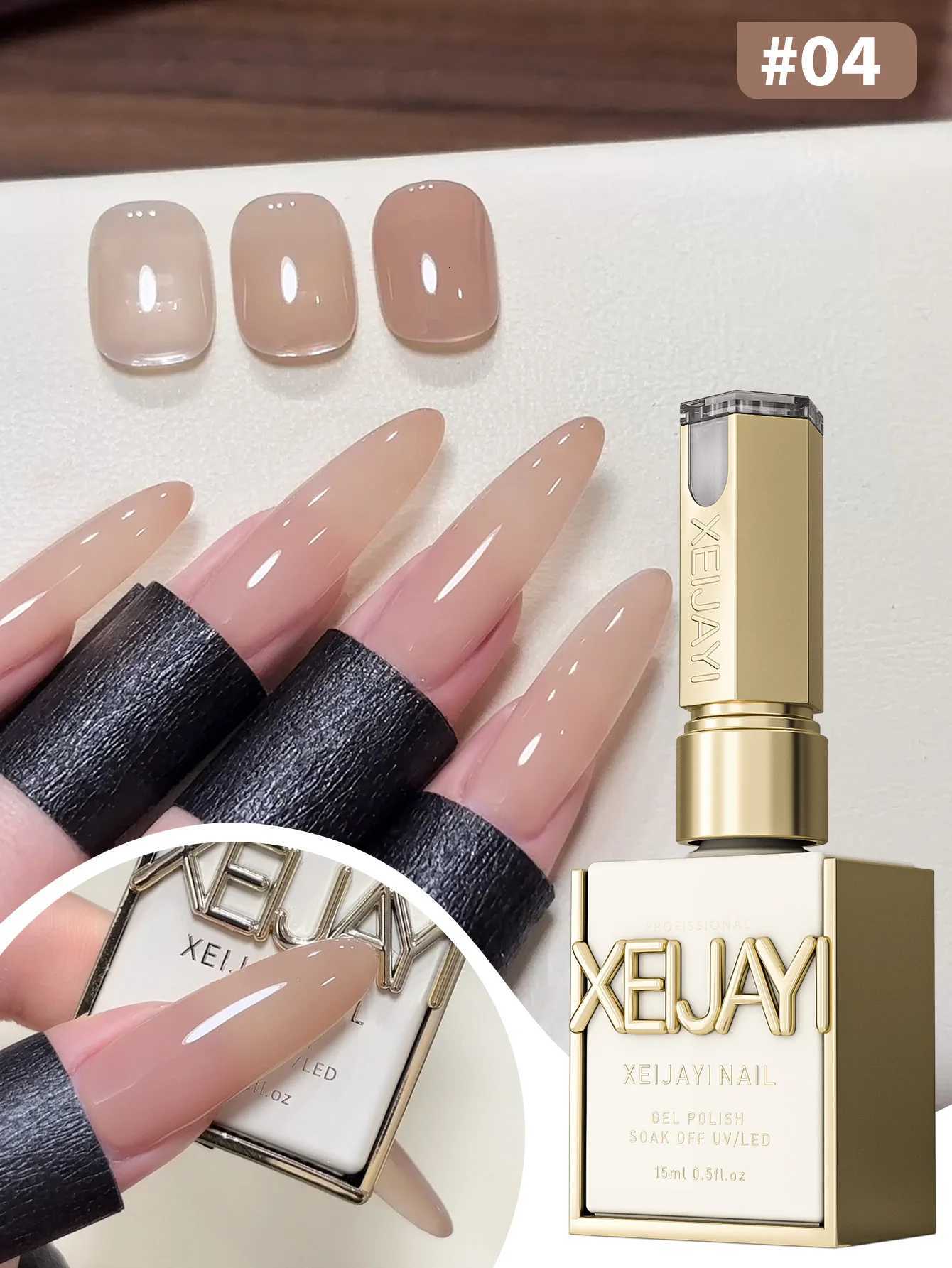 15ML Naked Nail Gel Polish Nails Gel Polish Semi Permanent Varnish Nail Glue Soak Off UV LED Nail Polish Manicure Nail SuppliesT251127