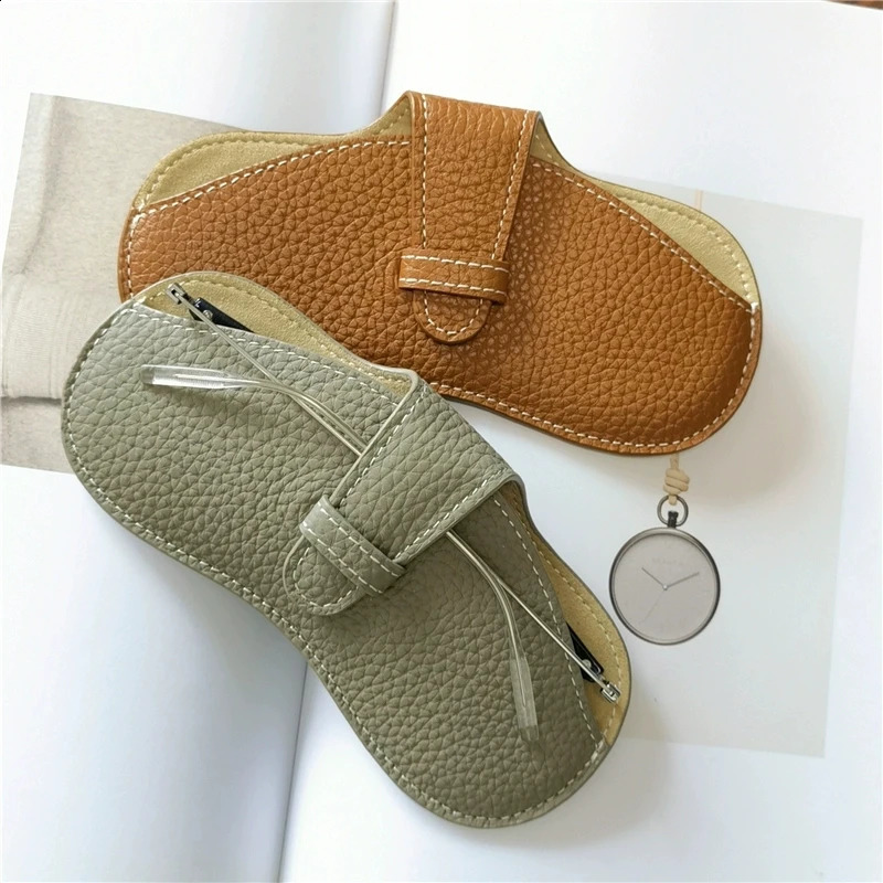 Glasses Case Women Leather Soft Glasses Bag Fashion Portable Sunglasses Box Bag Accessories Solid Eyewear Protector Case Pouch 250427