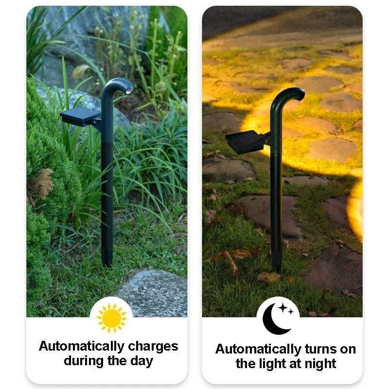 1-4 Pcs Solar LED Light Super Bright Spotlight Outdoor Lighting IP55 Waterproof Lawn Lamps Path Light for Garden Walkway DecorM251127