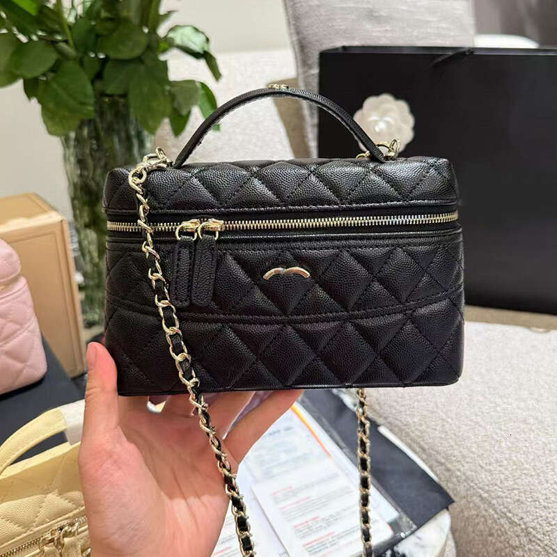 Women Designer Crossbody Bags Yellow Handbags Cosmetic Bag Makeup Bag New Totes Chain Shoulder Bag Real Leather