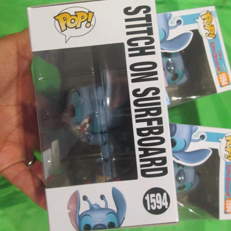 Disney Stitch on Surfboard 1594 FUNKO POP 2025 Summer Convention Figure Lilo Stitch Collectible Limited Edition Toy Gift H251127