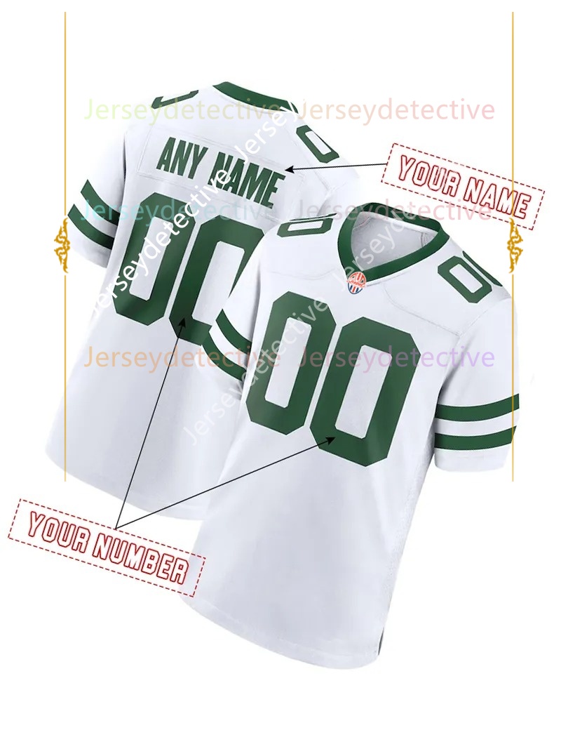 7 Justin Fields Football jersey Gardner Rodgers Allen Davis Hall Nwangwu Adams Charles Corley 5 Garrett Wilson 12 Joe Namath Custom Embroidered Letter