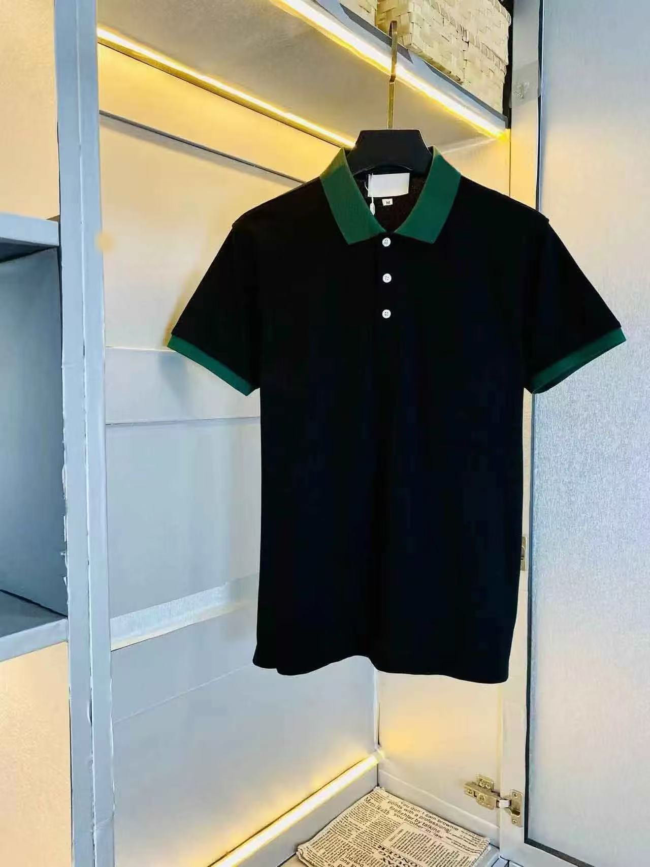 25ss Spring Luxury Italy Men T-Shirt Designer Polo Shirts High Street Embroidery small horse Printing Clothing Mens Brand Polo Shirt