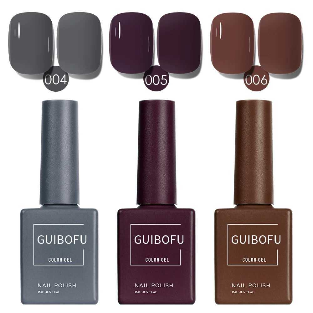 3Pcs/Set Gel Nail Polish Set Fall Shine Finish Semi Permanent Glitter Sequins Nail Polish Set Kit Soak Off Uv Varnish Nail ArtT251127