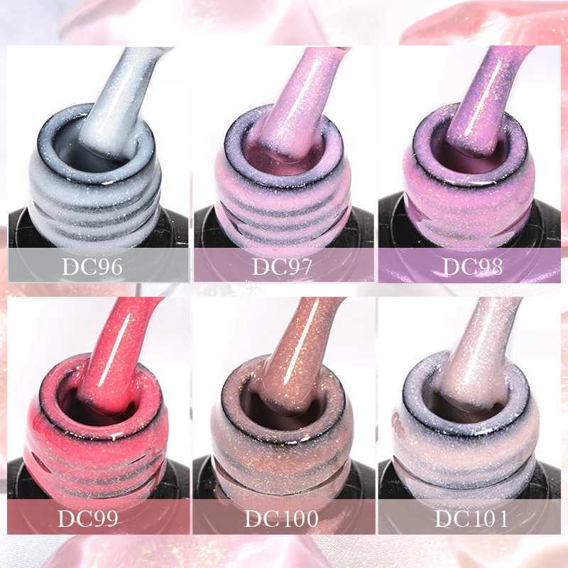 Mtssii 7ml Glitter Rubber Base Gel Polish Gold Sequins Coffee Pink White Base Gel Top Coat Soak Off UV LED Nail Art VarnishesT251127