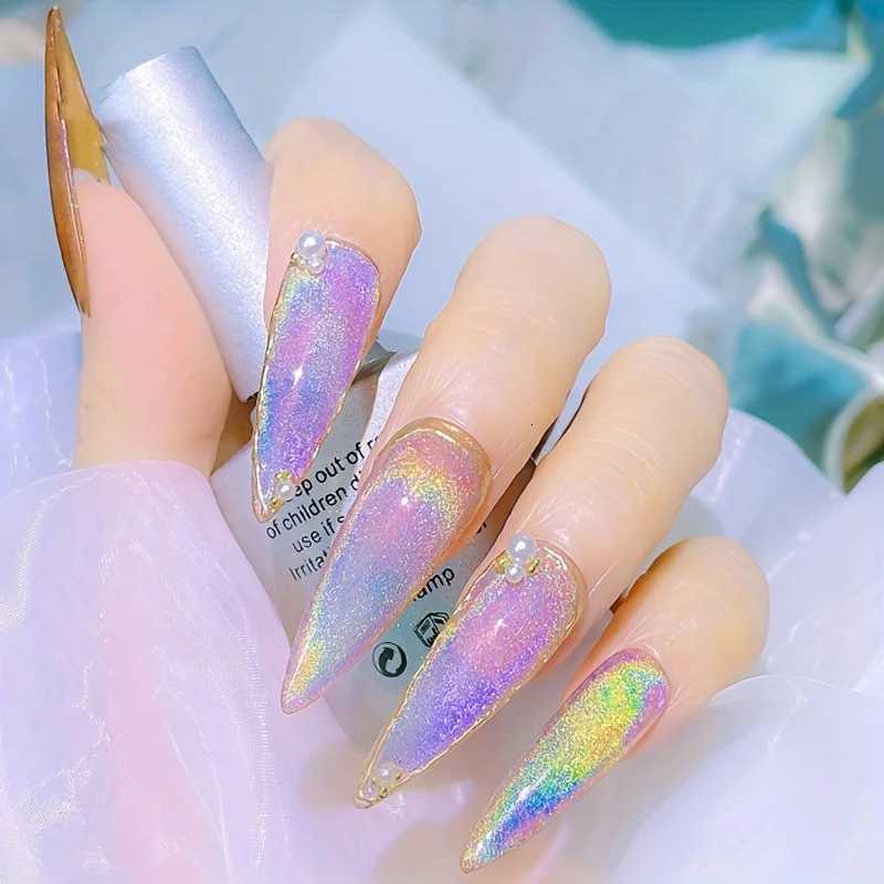 8ml Rainbow Cat Eye Magnetic Gel Nail Polish Colorful Laser Sparkling UV LED Semi Permanent Gel Can Be Use On Any Color GelT251127
