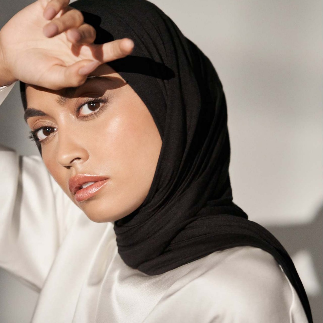 K543 New Malay high quality monochrome modal hem mercerized cotton long scarf shawl