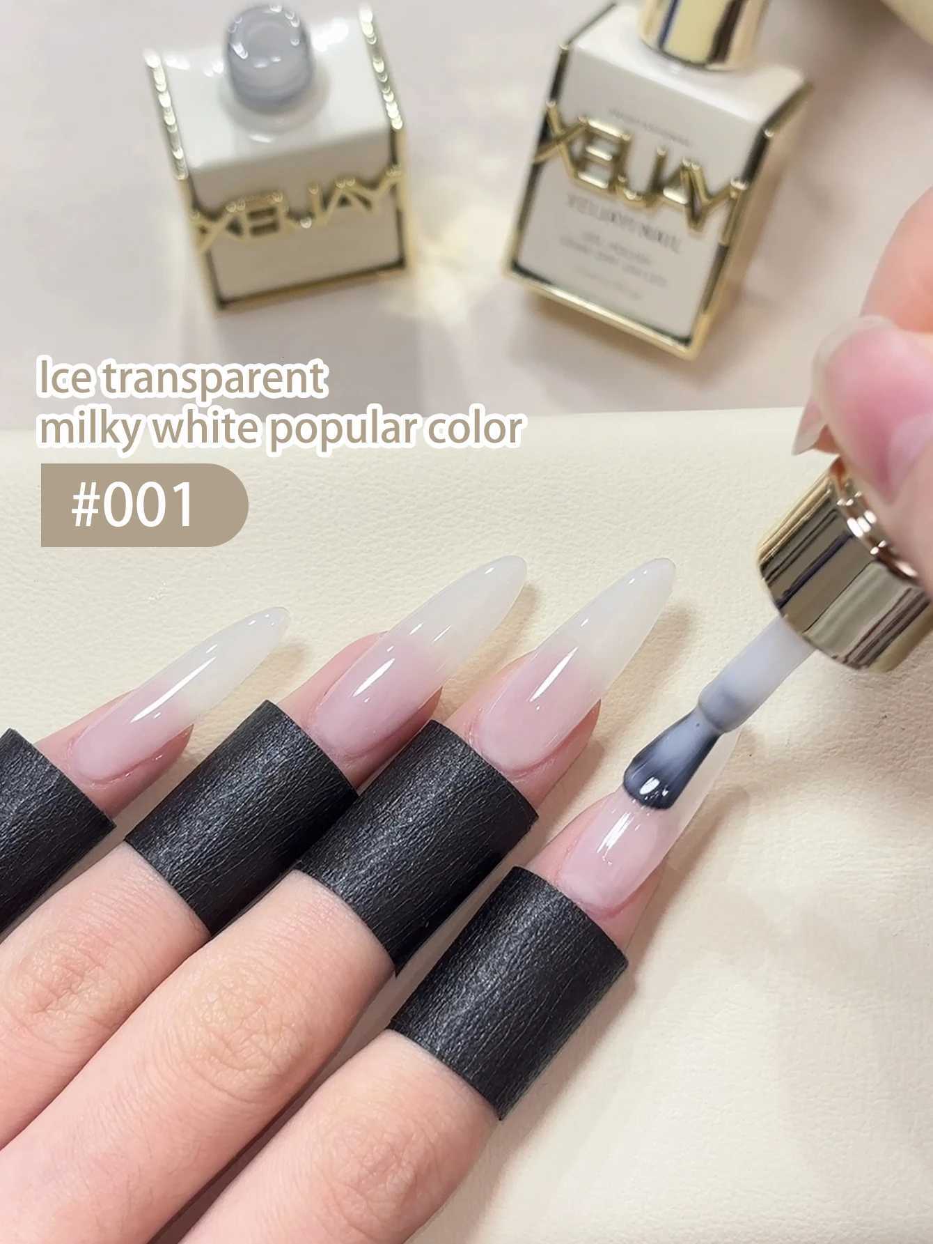 1pc 15ml Milky White Gel Nail Polish UV Led Autumn And Winter Popular Semi Permanent Gel Nail Polish Household Manicure DIYT251127