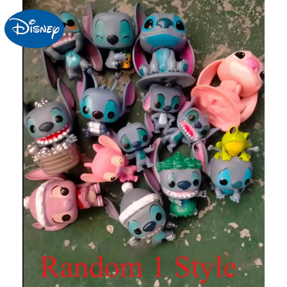 Disney MINISO Elf Hot Sale Star Baby Stitch Little Gold Handmade Vinyl PVC Doll Toy Childrens Gift H2511271