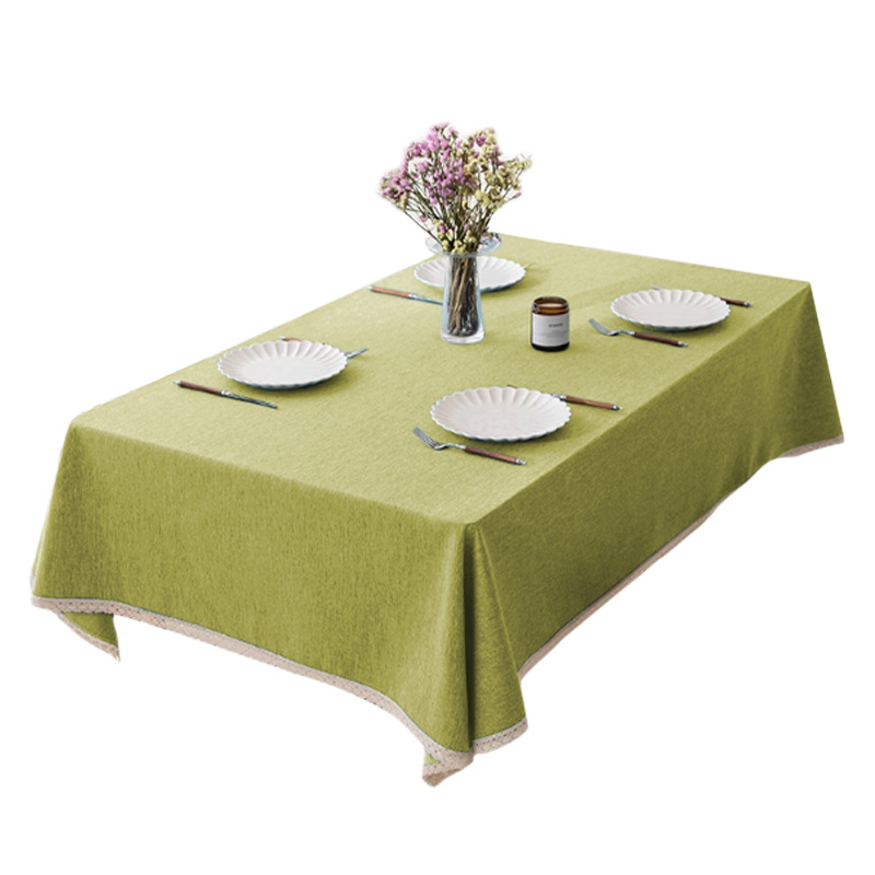 A833 family restaurant waterproof and oil-proof disposable coffee table tablecloth tablecloth cotton and linen high-grade tablecloth