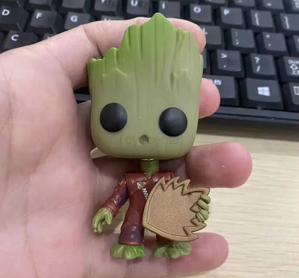Disney 7-10cm Guardians Of The Galaxy Dancing Groot Figure Marvel Model Toy H251127