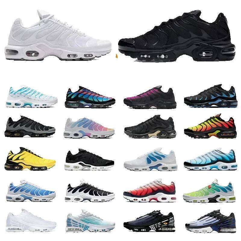 Running Shoes Men Women Free shipping Triple White Black Sky Blue Gradient Dusk Unity Plus tnss Tennis Breathable Mens Trainers outdoor Sports Sneakers shoes