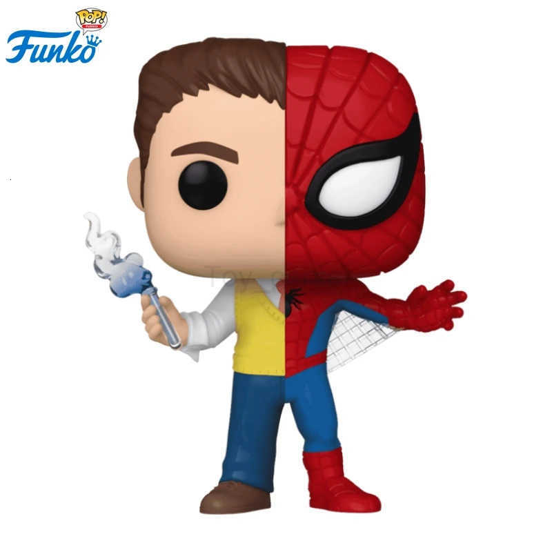 Disney Marvel Funko Pop ComicsSuperheroes Peter Parker/Spider-Man Steve Rogers/Captain Toys for Boys Gift Collectible Model Ornaments H251127
