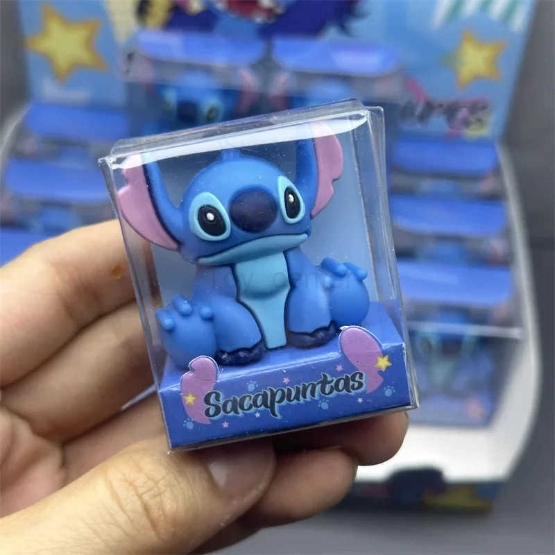 Disney Stitch Pencil Sharpener Cute Anime Cartoon School Supplies Kawaii Pencil Sharpener Student Learning Supplies Holiday Gift H251127