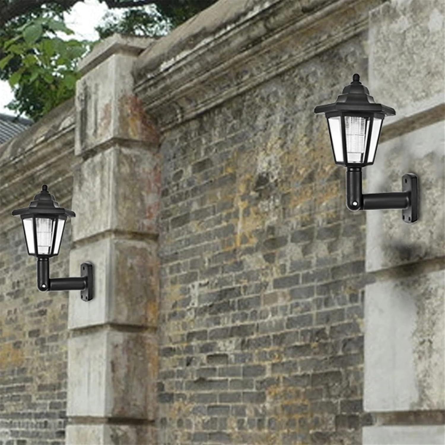 Wholesale Retro Hexagonal Design Garden Wall Lamp LED Solar with Waterproof Feature IP65 Hot Selling Ground Plug for Lawn