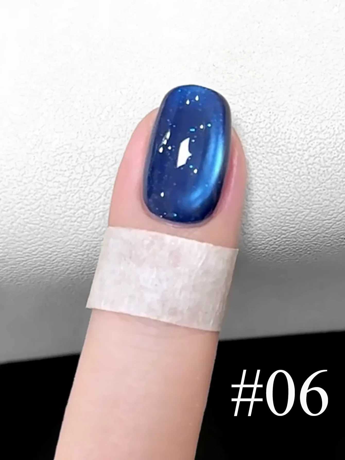 1-24pcs WS Summer Ice Transparents Pink Blue Glass Bead Cat Eye Gel Nail Polish 2025 New Style Nail Salon Nail Art Nail SuppliesT251127