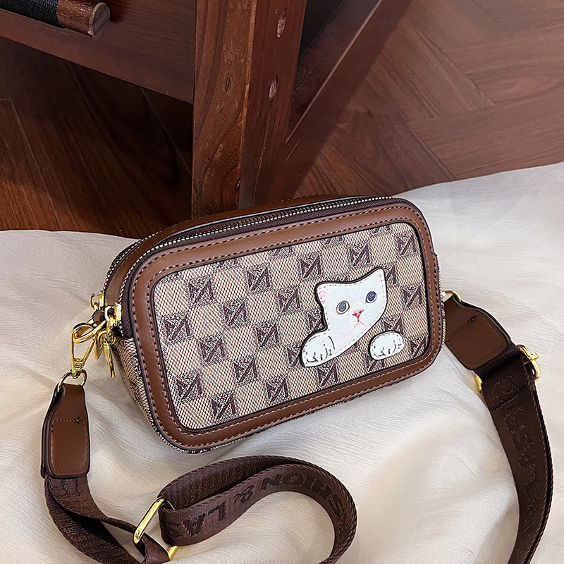 Designer Bag Luxury Bag Hot Free Shipping Designer Shoulder Bags Shoulder Bag Fashionable Versatile Crossbody For Woman Brown Vintage Flap Packet
