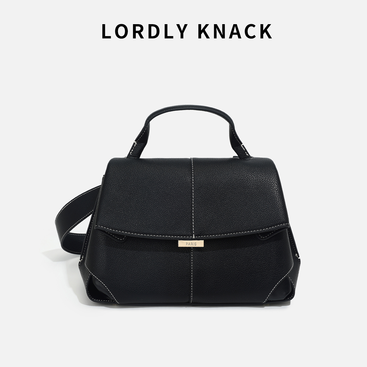 LORDLY KNACK Leather Backpack Handbag - Versatile High-Quality Fashion Knapsack for Women Z260224