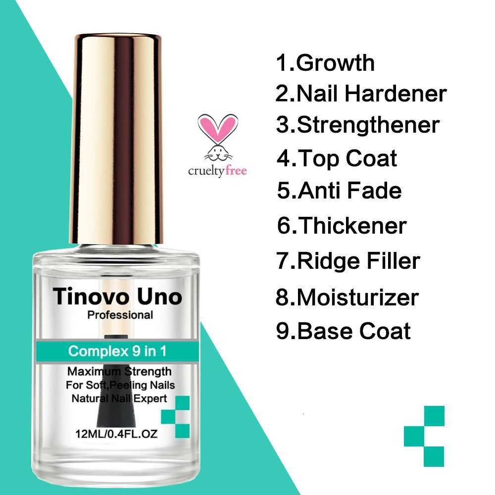 Tinovo Uno Natural Nail Growth Complex 9 IN 1 Nail Art Treatment Therapy for Repair Care Thin Brittle Nails Top Coat HardenerT251127