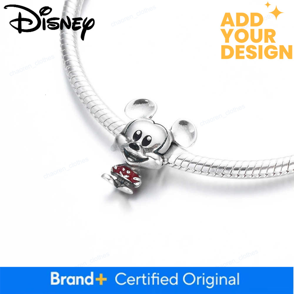 Disney 100th custom Princess Pumpkin Cart Mickey Minnie Dumbo Charm Stitch Beads Fit Original Brand Bracelets DIY Jewelry Gifts Toy W20250712
