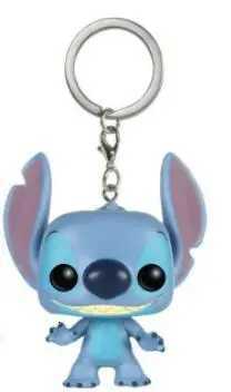 Disney Stitch Scrump Angel Vinyl Keychain Action Figures Collection Model Toys H251127