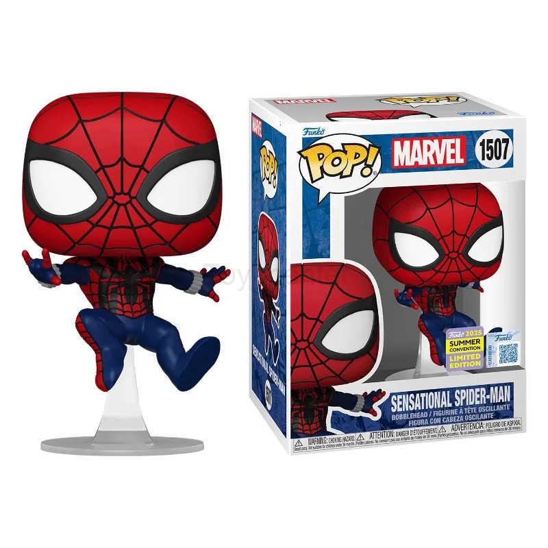 Disney FUNKO POP Marvel Hero Spider-Man Miles - Limited Edition Anime Action Desktop Decoration Ornament Model Toys Collectible Model H251127