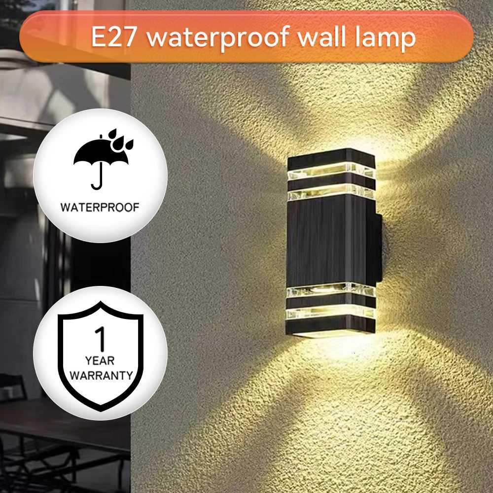 Sconces Lighting LED Wall Light Waterproof Lamp External Wall Washer For Porch Street Garden Home Decoration E27 Light BulbM251127