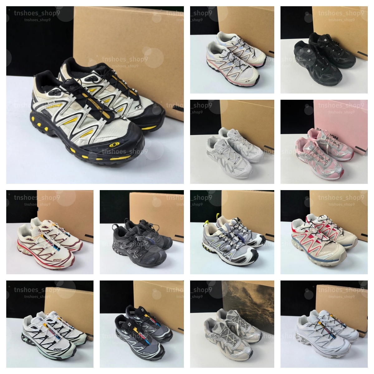 Salomom Xt6 XT-6 XT-Q Quest Designer Shoes Men Outdoor Hiking Sports XA-PRO-3D Trekking Unisex Breathable Trail XT-4 Women Running Kangaroo Sneakers top quality