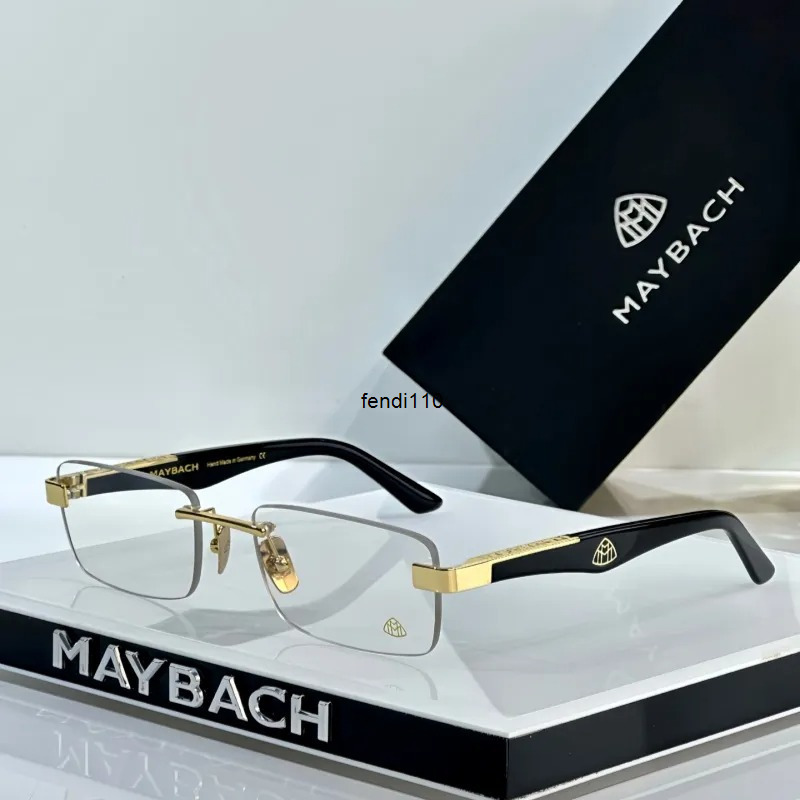 Sunglasses MAYBACH Luxurious Quality Designer Sunglasses for Men and Women Classic Goggle Beach Retro Lens Fashion Eyeglasses THE ARTIST III