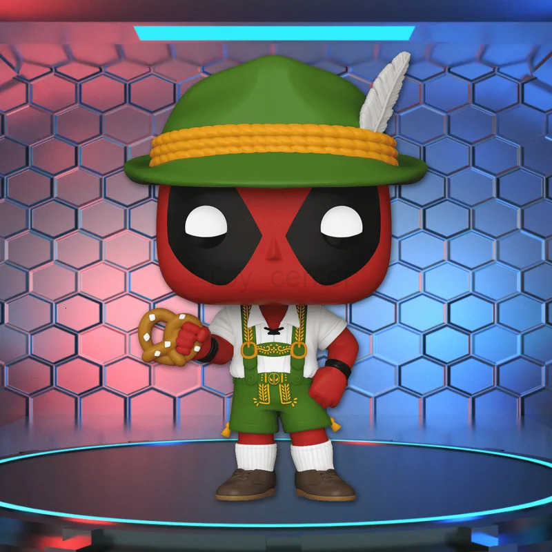 Disney Funko POP Original Deadpool Anime Figure Spider-Man Action Figure Toys for Boys Girls Kids Gift Collectible Model Ornaments H251127