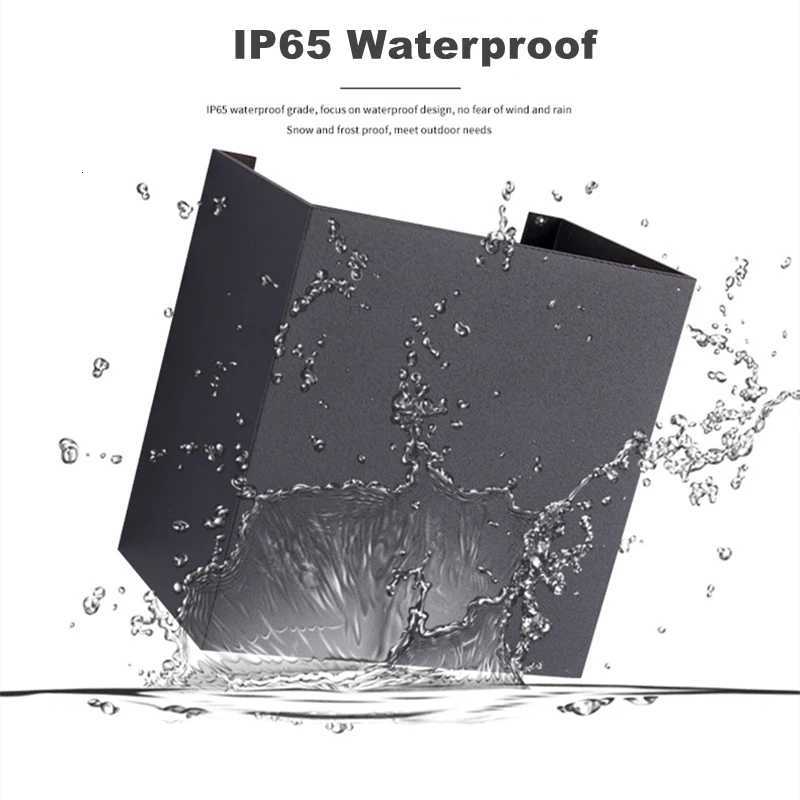 Modern Cube LED Wall Lamp IP65 Waterproof Indoor Outdoor Lighting Aluminum Wall Light Adjustable Beam For Garden Porch BedroomM251127