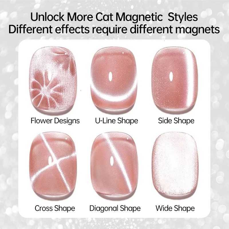 UR SUGAR 15ml Cat Magnetic Gel Nail Polish 30 Colors Semi Permanent Magnetic Gel UV/LED Soak Off Painting Vanrish DesignT251127