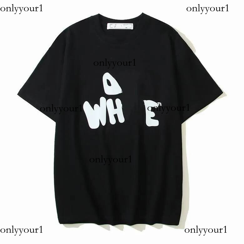2025 10A Off White Shirt Mens Designer T Shirt Women Off White T Shirt Summer Luxurys Off T-Shirt Pure Cotton Tops Man S Casual Shirt Tshirts Clothing Street Sho 8cb
