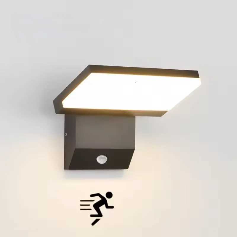 Sensor Outdoor Wall Lamp LED Waterproof IP65 Wall Light Modern Foldable Garden Courtyard Balcony Corridor Porch Indoor LampsM251127