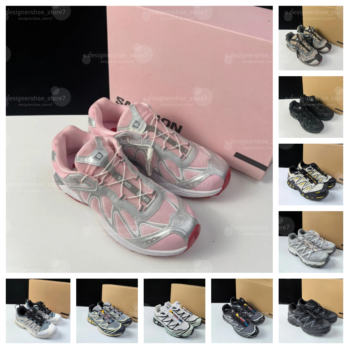 Salomom Xt6 XT-6 XT-Q Quest Designer Shoes Men Outdoor Hiking Sports XA-PRO-3D Unisex Breathable Trail XT-4 Women Running Kangaroo Sneakers high quality