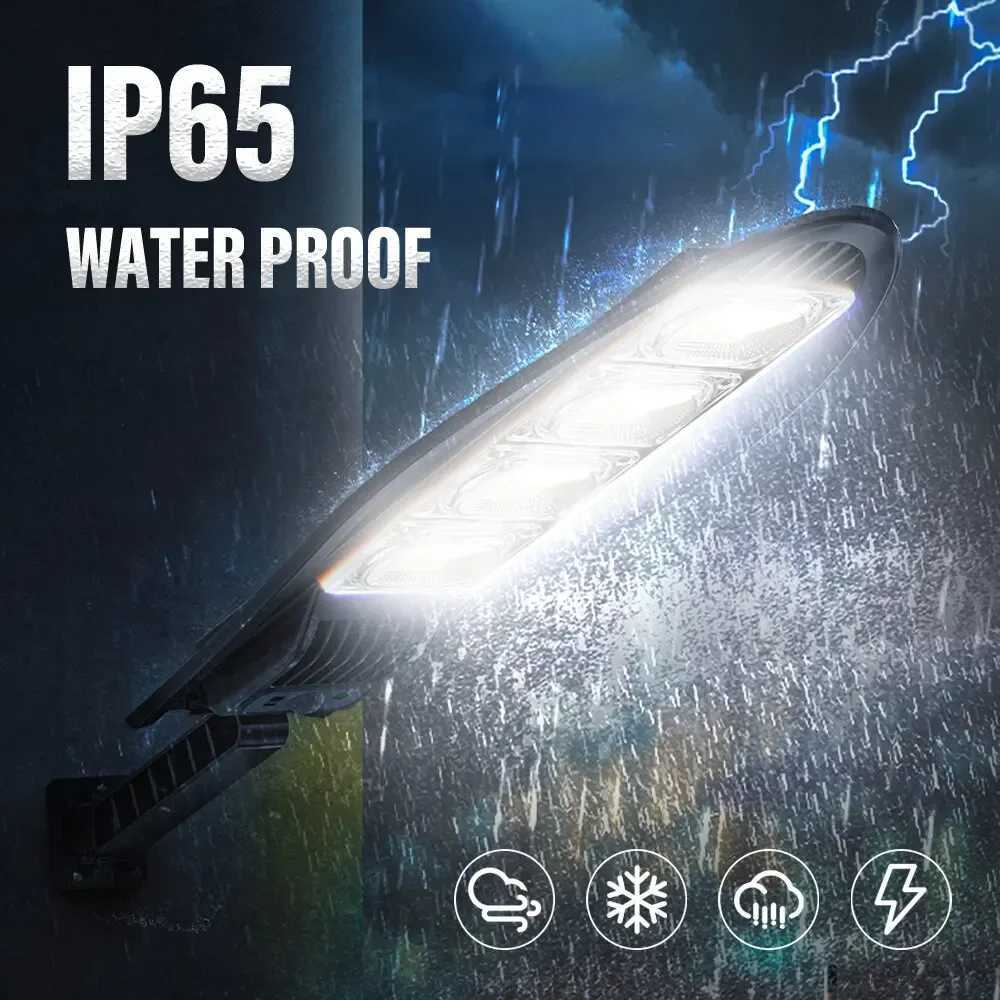 LED Solar Lights Outdoor Garden Street Light With Motion Sensor and Remote Control Waterproof Wall Light for Garage FloodlightM251127