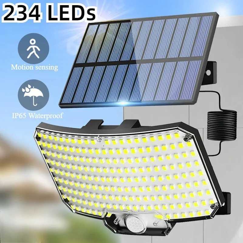 Solar Lights Outdoor with Lights Reflector and 3 Lighting Modes Solar Motion Sensor Wall Lights IP65 Waterproof for Garden YardM251127