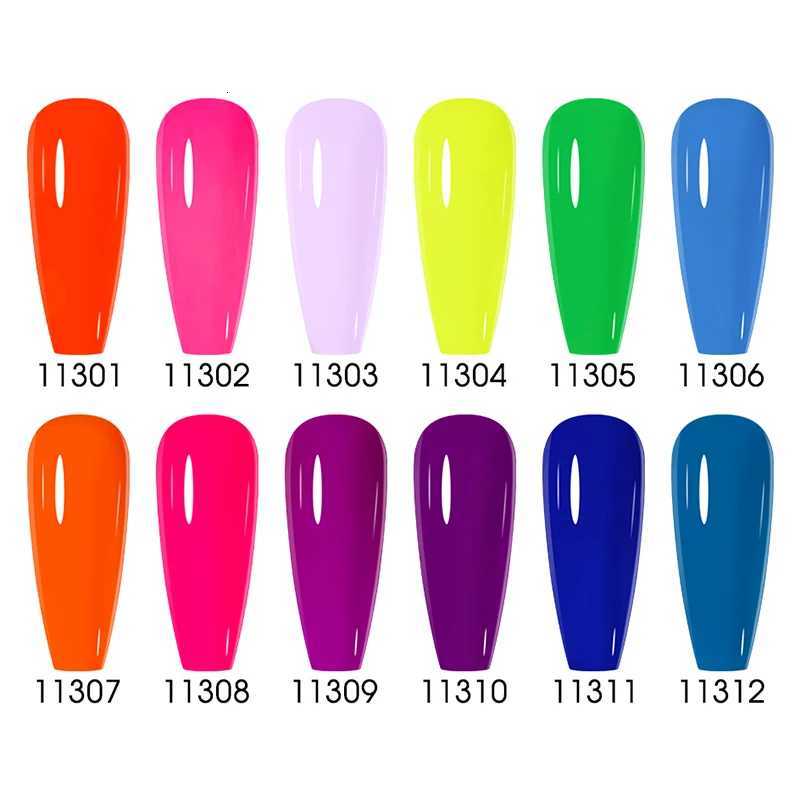 Clou Beaute Solid Gel Nail Polish Milky White Neon Green Color Gel Varnish HEMA TPO FREE Gel Polish Nail Art Semi Permanent NailT251127