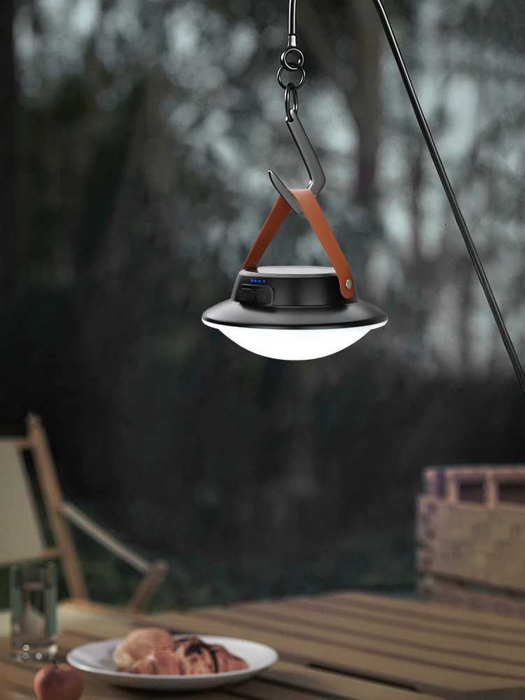 Solar High Power LED Camping Light 3 Modes Rechargeable Portable Lanterns Outdoor Emergency BBQ Waterproof Tent Lighting LampM251127