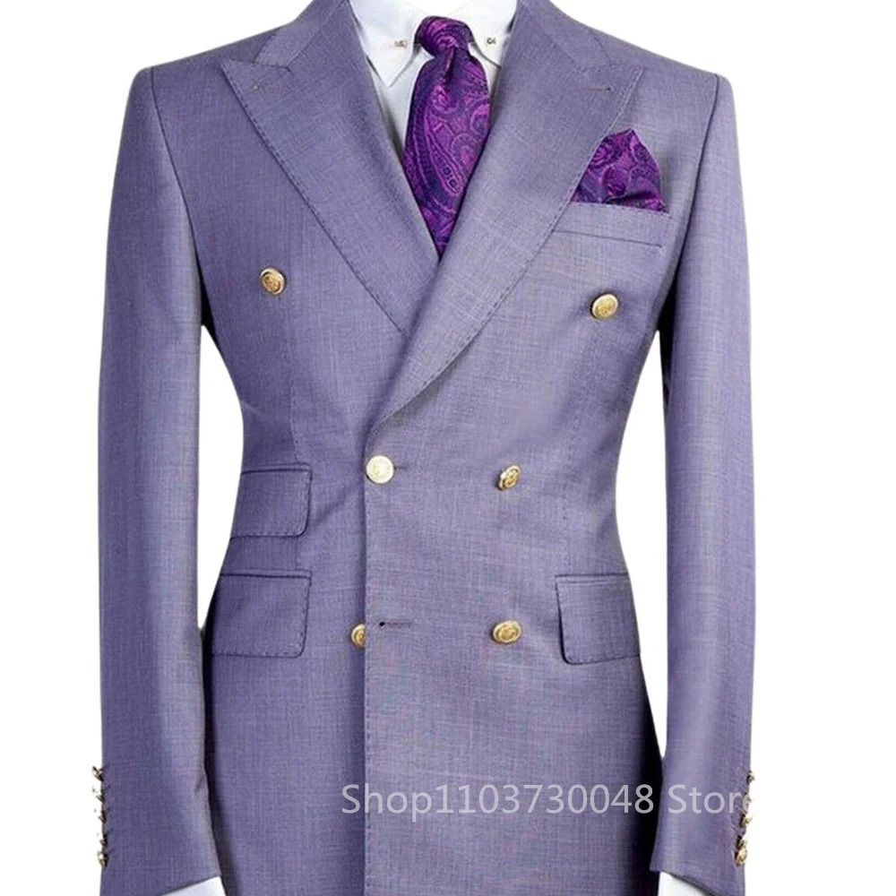 Burgundy Shawl Lapel Double Breasted Suit Jacket for Men Slim Fit Comfortable Wedding Blazer Prom Tops Regular Fit 251126