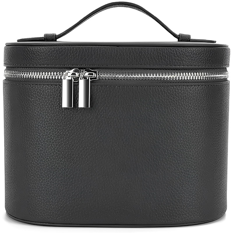 Cross-Border Bestseller Cosmetic Bag Waterproof Toiletry Pouch with Built-in Eyebrow Pencil Strap Divider for Women's Large Capacity Multi-Functi