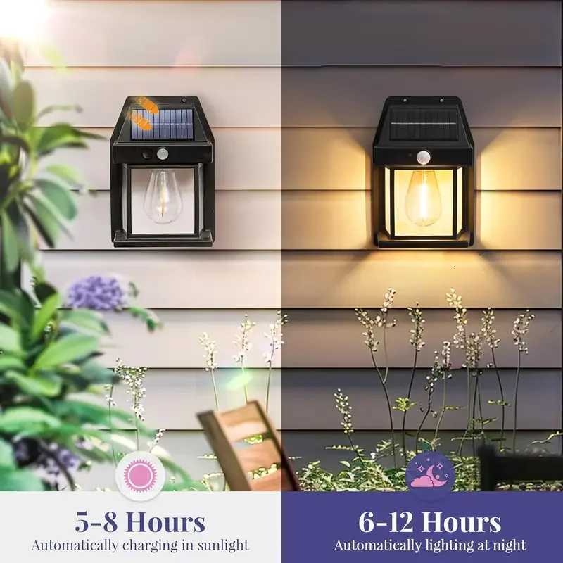1/2/4/6PCS Intelligent Solar Lights with Three Levels of Dimming and Waterproof Outdoor Spotlights Suitable for Terrace PorchM251127