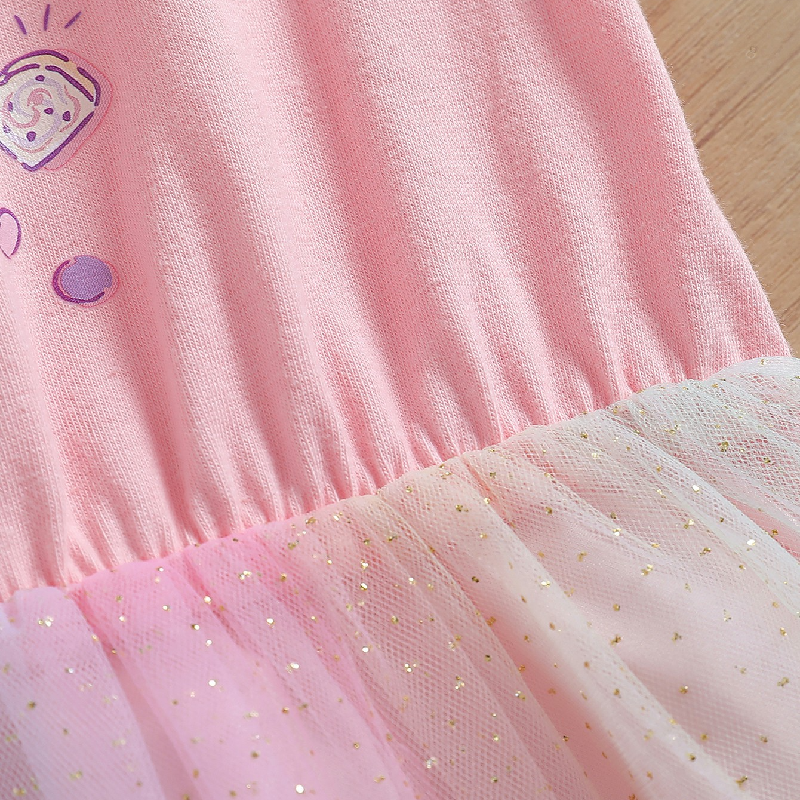 Disney girls' dress princess dress beach dress children's designer clothing summer outfit for girls girls' A-line skirt comfortable and