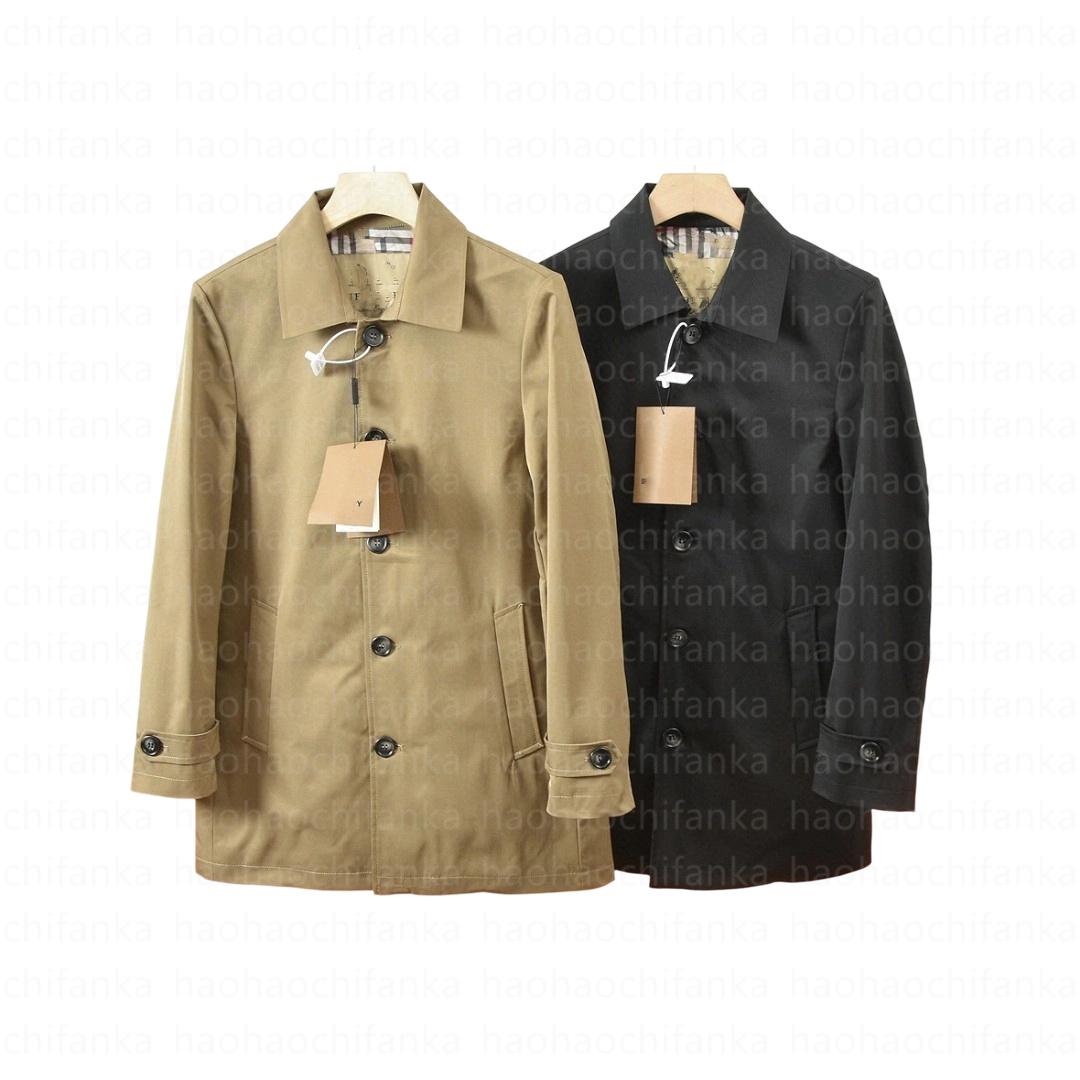 Designer BB Mens Jackets Men Overcoat Jacket Winter Elegant Long Coat Male Windbreaker Casual Business Man Warm Outerwear Streetwear