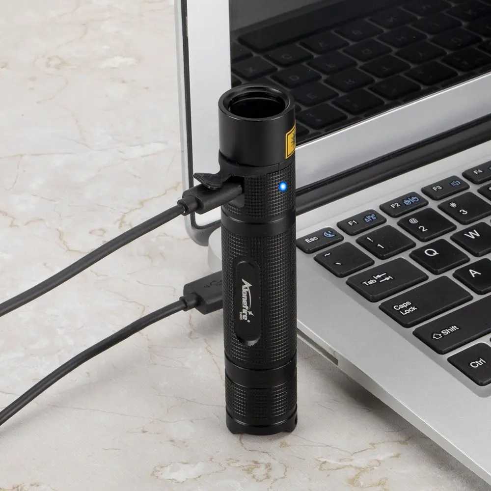 10W 365nm UV Flashlight USB Rechargeable Ultraviolet Black light Torch Pets Urine Cat tinea Money Ore Scorpion Detection LampW251127