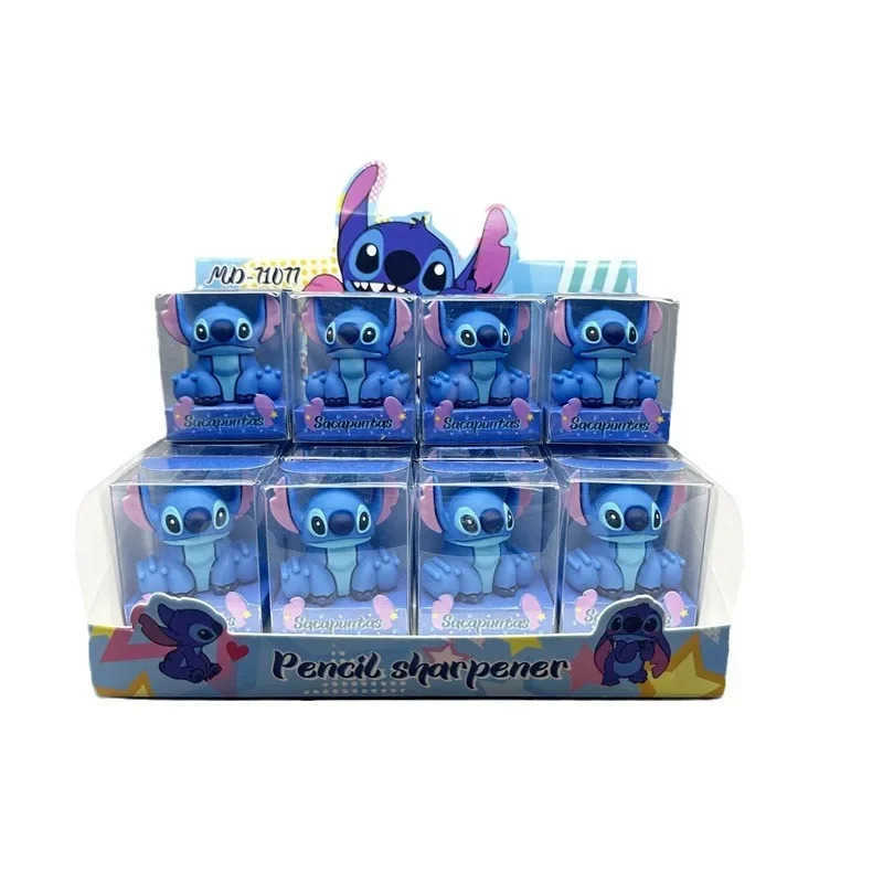 Disney Stitch Pencil Sharpener Cute Anime Cartoon School Supplies Kawaii Pencil Sharpener Student Learning Supplies Holiday Gift H251127